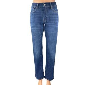 Lucky Brand Women's Blue Medium Wash Mid Rise Straight Leg Denim Jeans Pants 29